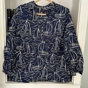 Talbots coastal tunic 1x petite